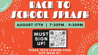 Back to School Splash