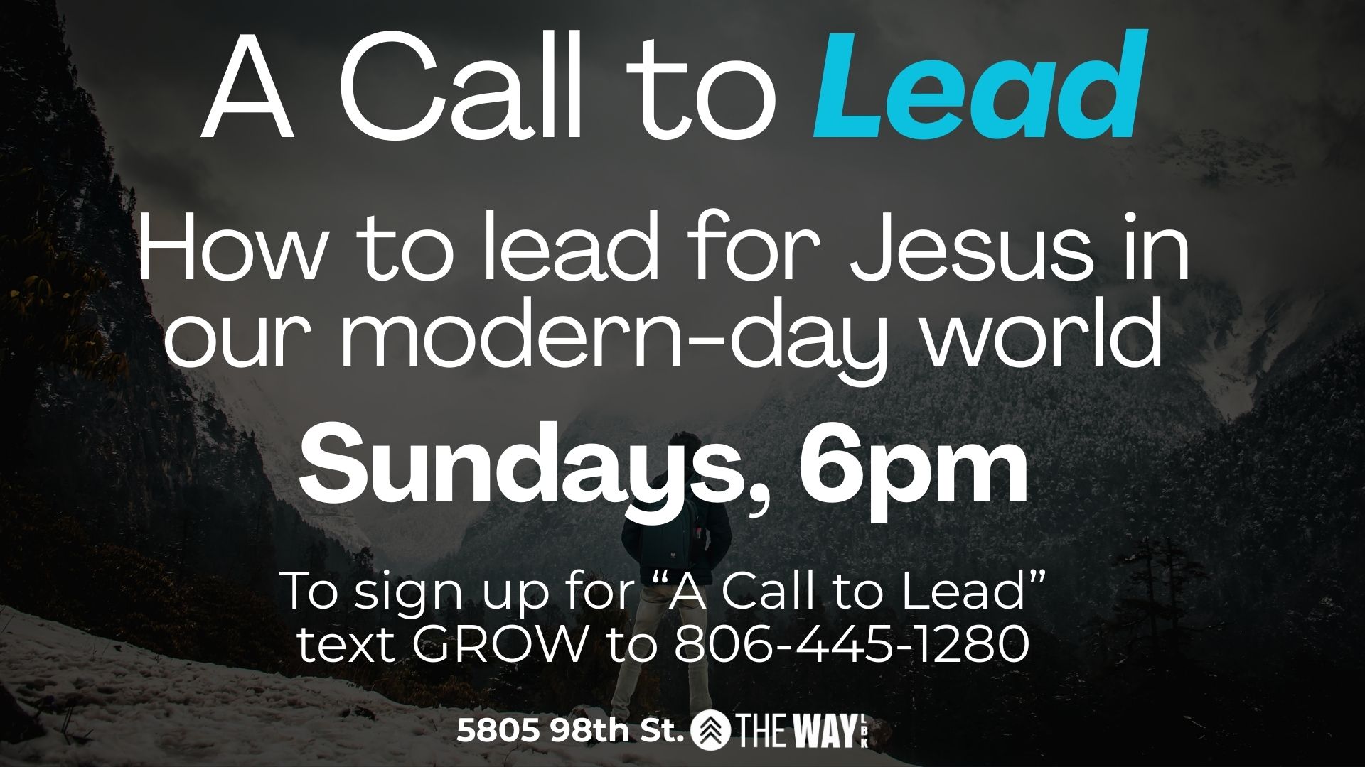 A Call to Lead
