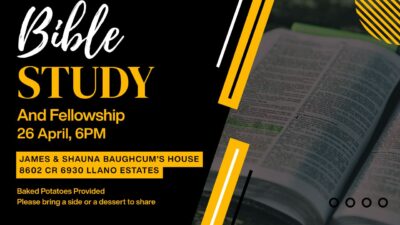 Bible Study and Fellowship
