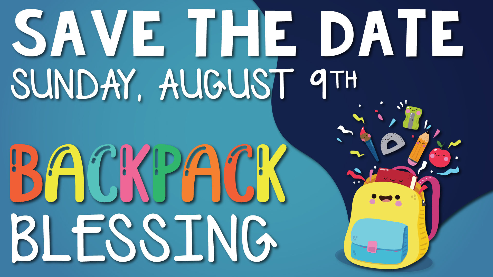 Backpack Blessing