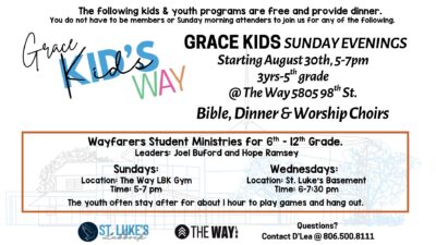 Grace Kids Sunday Evenings