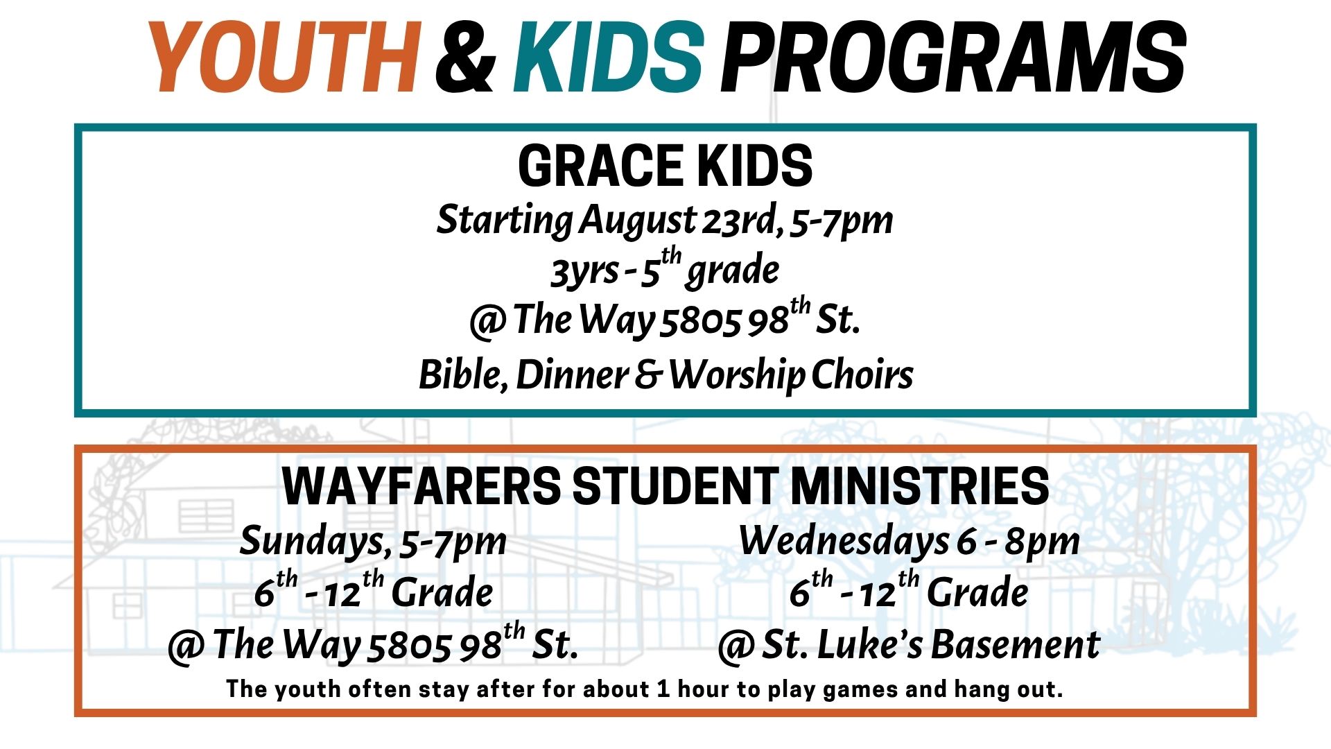 Youth and Kids Programs